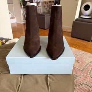 Margaux Agnes Boot in Cocoa Suede size 41
